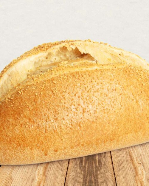 Pan aliñado con queso